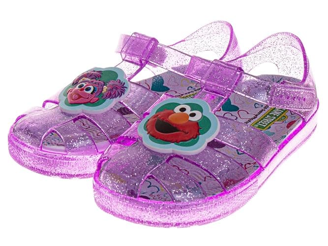 Disney Girls Sandal Frozen Minnie Mouse Sesame Street Elmo Abby and Peeps Jelly Sandals for Girl Size Infant/Toddler/Little Kid thumbnail 4
