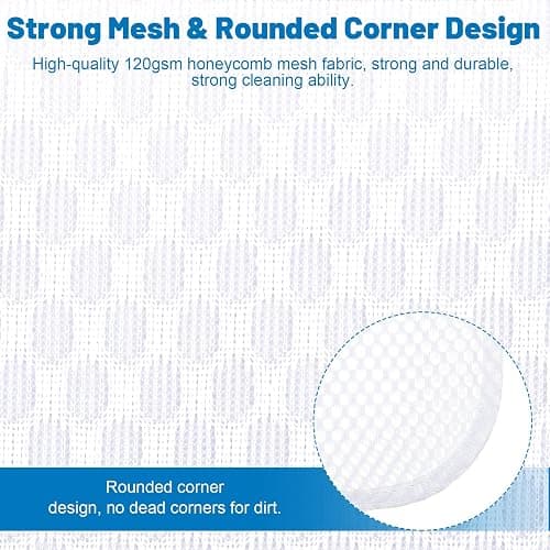 6-Pack Durable Honeycomb Mesh Laundry Bags for Delicates - 12x16 Inches Lingerie Bags for Washing Delicates with Sturdy Zippers, Protect Clothes in Washing Machine for Home, College & Dorm (Medium) thumbnail 5