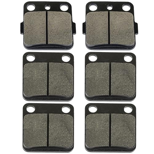 Caltric Brake Pads Compatible with Yamaha Raptor 350 YFM350 2004-2013 Front and Rear Brakes thumbnail 4