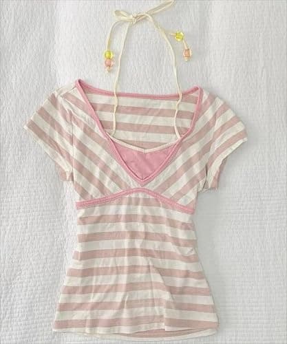 Cutecore Harajuku Y2k Baby Tee Cute Kawaii Emo Grunge Shirt Women Vintage Graphic Tees Short Sleeve Alt Tops 2000s thumbnail 4