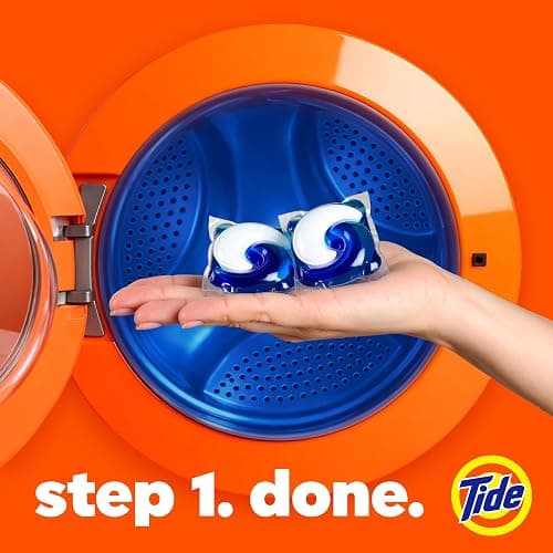 Tide PODS laundry detergent pacs, 3-in-1 Stain Remover, Odor Fighter, Color Protector, 112 Count, HE compatible, Spring Meadow Scent thumbnail 5