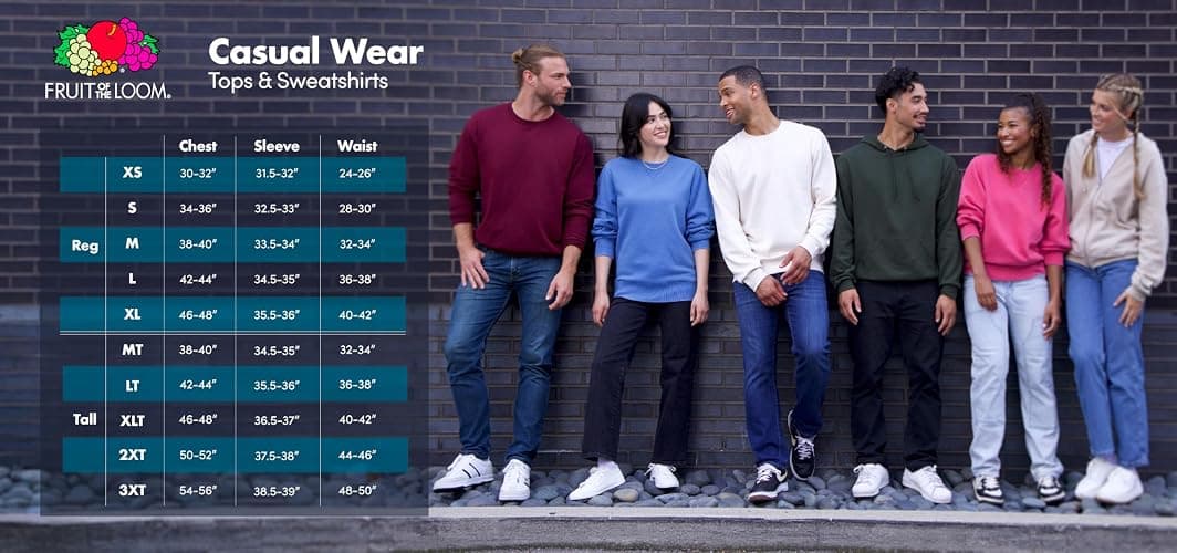 Fruit of the Loom Eversoft Fleece Full Zip Hoodie Sweatshirt thumbnail 7