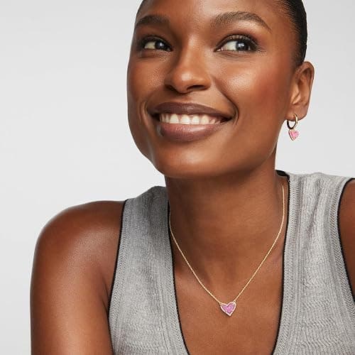 Kendra Scott Ari Heart Huggie Earrings for Women, Fashion Jewelry thumbnail 3