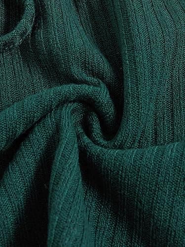 SOLY HUX Women's Button Front Ribbed Knit Tank Top and Shorts Pajama Set Sleepwear Lounge Sets thumbnail 5