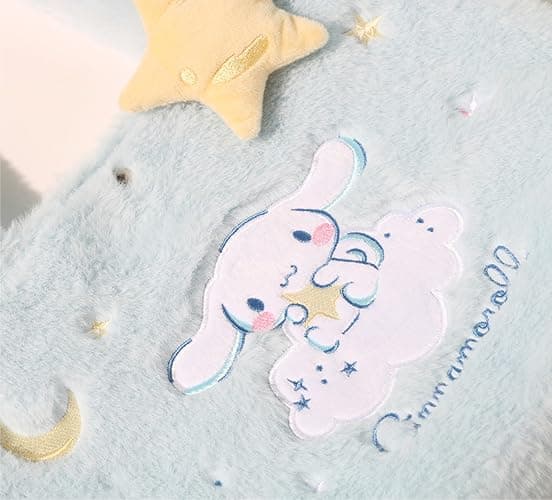 Everyday Delights Cinnamoroll Embroidered Plush Tote Bag with Strap thumbnail 3