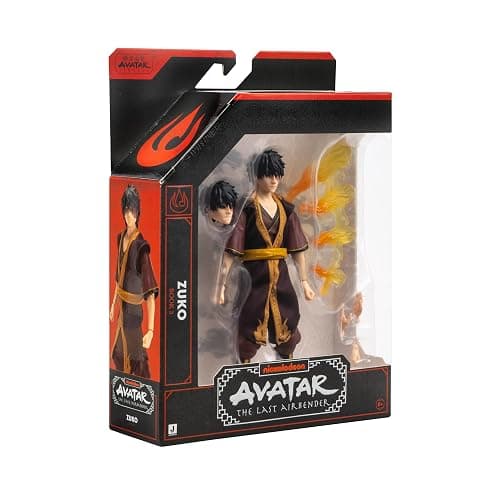Avatar: The Last Airbender Zuko (Book Three) - 6.5-Inch Scale Figure with Alternate Faceplate, Swappable Hands, and Fire Bending Effect thumbnail 5