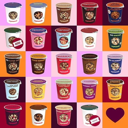 mymuesli Müsli Adventskalender 2025-24x verschiedene Bio-Müslis im 2go-Portionsbecher - Für das gesunde Frühstück in Bio-Qualität & ohne Palmöl - Geschenk für Frauen, Männer und Familien thumbnail 4