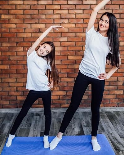 Stelle Girls' Athletic Leggings Kids Dance Running Yoga Pants Workout Active Dance Tights with Pockets thumbnail 2