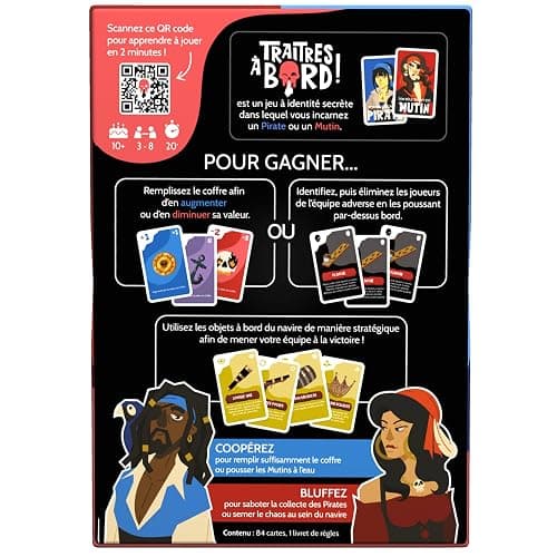 SAVANA Traitres à Bord - Jeu de société - Grand Prix du Jouet 2023 - Jeux à identité secrète - Jeu de Voyage et de Poche - Jeu de Cartes dès 10 Ans thumbnail 5