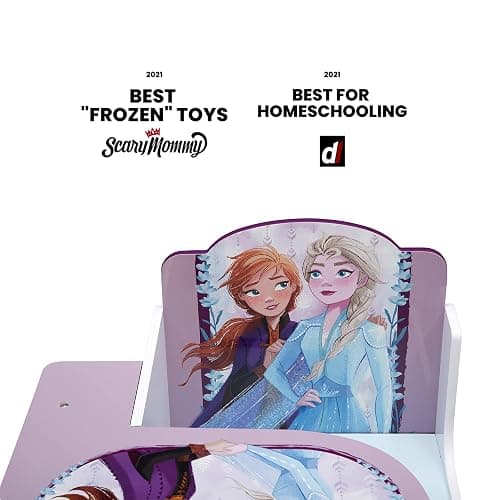 Delta Children Chair Desk with Storage Bin, Disney Frozen II thumbnail 5