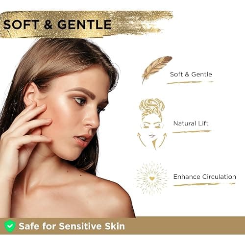 ICON Lymphatic Contour Brush for Face, Face Sculpting Tool for Lymphatic Drainage, Ultra Soft Bristles, Dry Brush, Helps Reduce Look of Puffiness (1 Pack) thumbnail 6