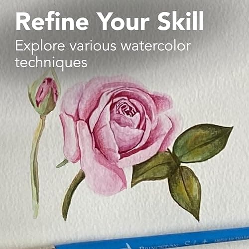 Canson XL Series Watercolor Pad, Heavyweight White Paper, Side Wire Binding, 30 Sheets, 9x12 inch thumbnail 6