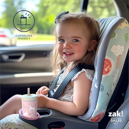Zak Designs Sesame Street Kelso Toddler Cups For Travel or At Home, 12oz Vacuum Insulated Stainless Steel Sippy Cup With Leak-Proof Design is Perfect For Kids (Elmo) thumbnail 7
