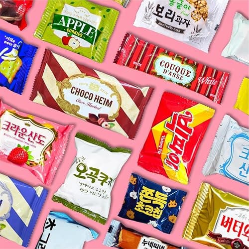 Korean Snack Box 48 Count - Variety of Individually Wrapped Korean Snacks with Chips, Cookies, Ramen and Candy for Kids, Children, College Students, and Adults. Gift Box for K-Food Lovers - Journey of Korea thumbnail 7
