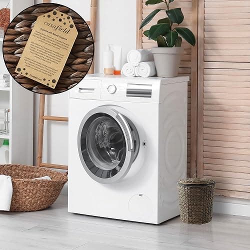 Casafield Water Hyacinth Trash Can with Lid and Liner - Espresso, Woven Waste Basket for Bathroom, Bedroom, Laundry Room, Home Office thumbnail 6
