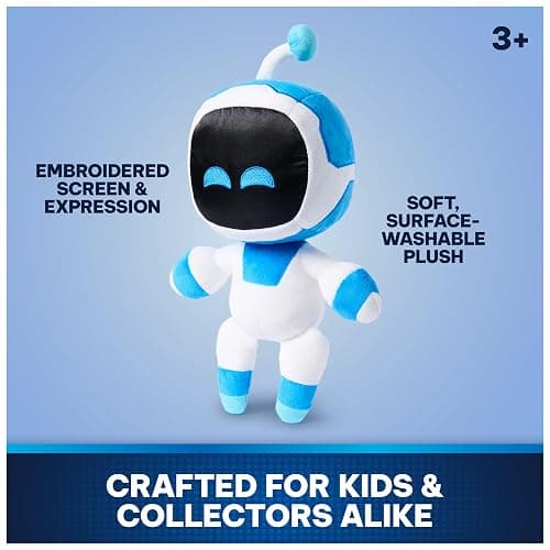 Sony PlayStation Astro Bot Plush, Official PlayStation 5 Plushies, Video Game Merch, Stuffed Animal for Kids and Collectors, 9” thumbnail 5