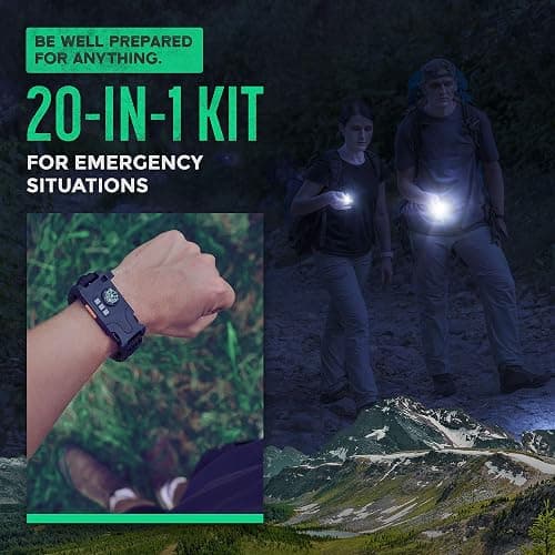Pathway North Emergency Survival Kit for Disaster Tactical Survival Multi Tool Bug Out Bag, Boat, Hunting, Outdoor Hiking Camping Gear, Essentials for Adventures thumbnail 7