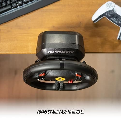 Thrustmaster T98 Ferrari 296 GTB Racing Wheel and Pedal Set (compatible with PS5, PS4 & PC) thumbnail 5