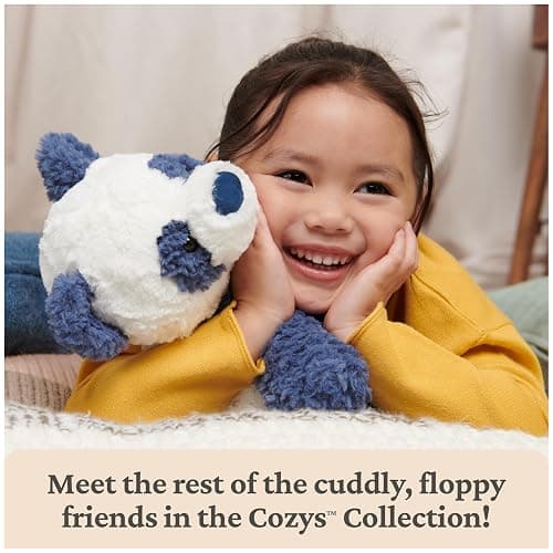 GUND Cozys Collection Cow, Stuffed Animal for Ages 1 and Up, Spring Decor Plush Toy, Cream/Blue, 10” thumbnail 2