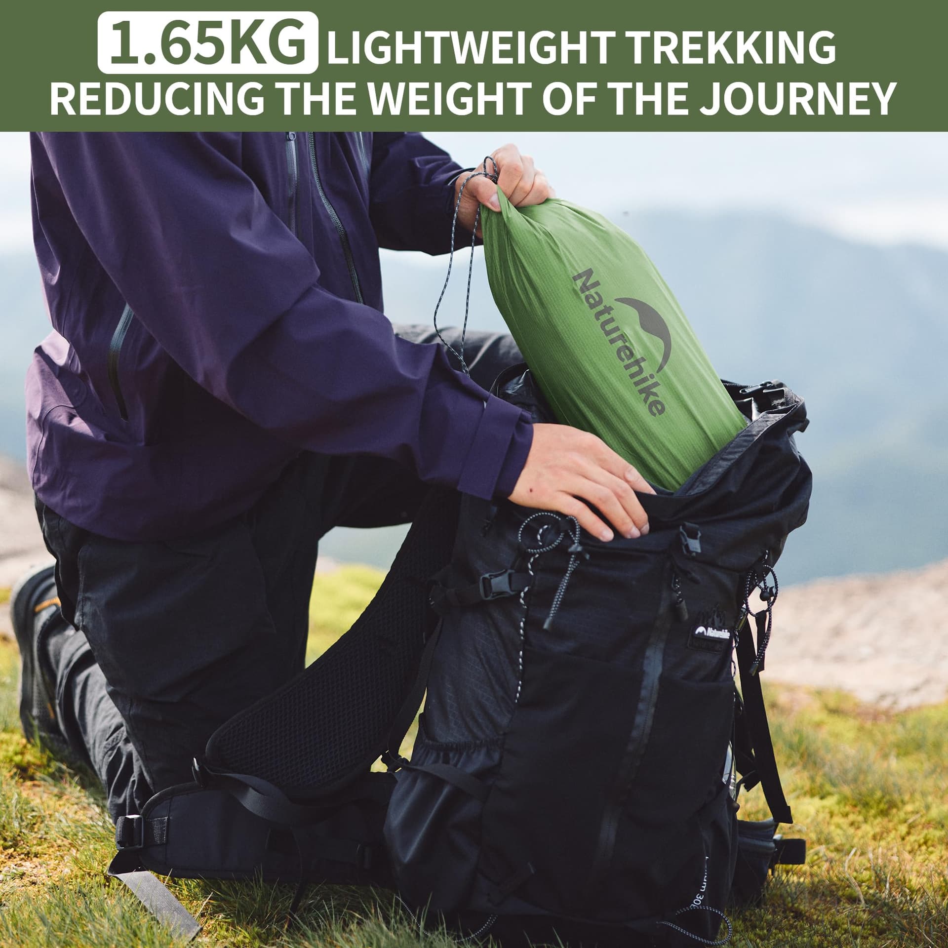 Naturehike Cloud-Up 2 Person Backpacking Camping Tent Lightweight Outdoor Tents for 2 Person Camping thumbnail 6