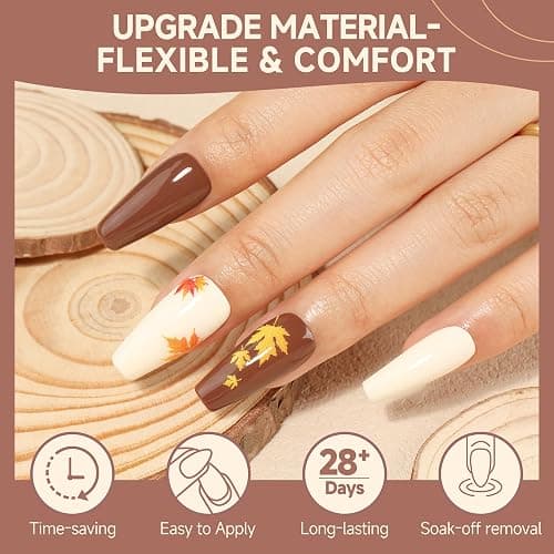 UNA GELLA Coffin Nails Tips, 216 PCS Soft Gel Nail Tips Coffin Half Matte Full Cover False Nails Pre-shaped Clear Acrylic Press on Nails Medium for Nail Extensions Home DIY Salon, 12 Sizes thumbnail 3