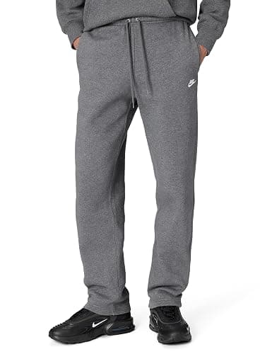 Nike Men's Club Open Hem Brushed Fleece Pants - Image 1