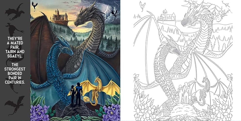 Fourth Wing: The Official Coloring Book thumbnail 4