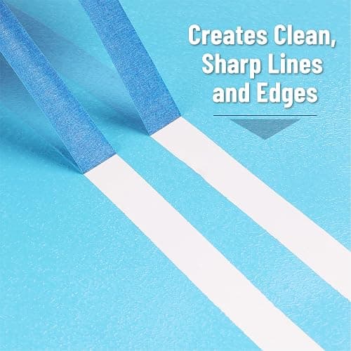 Bates- Paint Roller Kit, 19 pcs, Roller Set with Microfiber Sleeves & Frame, Tray, Angled Brush & Foam Brush, Paint Scrapers and More for Walls, Cabinets, Interior, Exterior, House Painting Supplies thumbnail 8