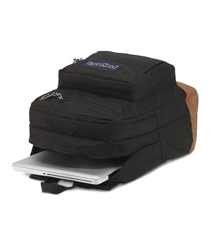 JanSport Cool Backpack, with 15-inch Laptop Sleeve - Large Computer Bag Rucksack with 2 Compartments, Ergonomic Straps, Black thumbnail 5