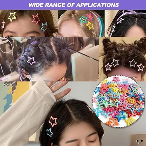 colorful star snap clips! thumbnail 7