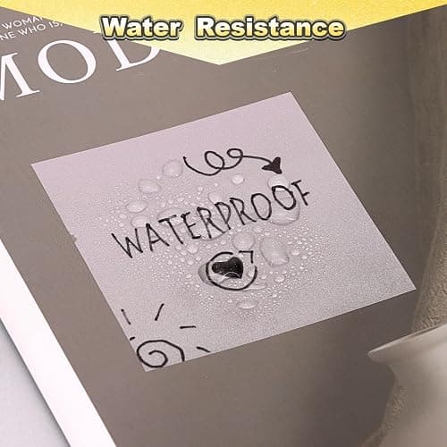 Transparent Glitter Sticky Notes 12 Pack, Sparkly Frosted Gradient 3x3 Inch, High Transparency Glass-Like Adhesive Clear Seee Through Sticky Notes for Women Office School Supplies (600 Sheets) thumbnail 7