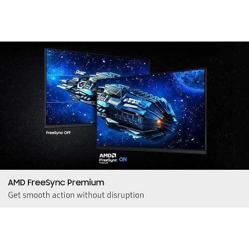 SAMSUNG 27” Odyssey G5 G53F QHD Resolution Gaming Monitor, HDR10, 200Hz Refresh Rate, IPS Panel, AMD FreeSync�� Premium, Black Equalizer, Auto Source Switch, LS27FG532ENXZA thumbnail 7