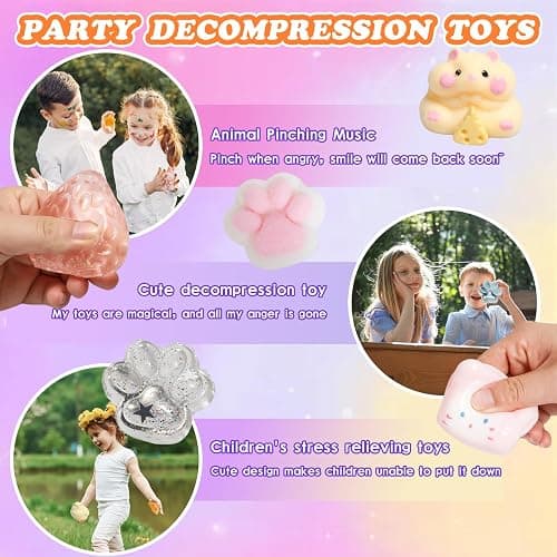 19pcs Taba Squishy Pack,Fidget Toys Kit,Include Squishies Party Favors for Kids 4-8 8-12 Treasure Box Toys for Classroom Birthday Xmas Gifts for Girls Boys Goodie Bag Stocking Stuffers for Teens thumbnail 8