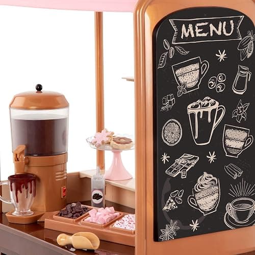 Our Generation – 18-Inch Doll Accessories – Hot Chocolate Stand – Play Food Set – Pretend Play 3+ Years– Choco – Tastic Stand thumbnail 5