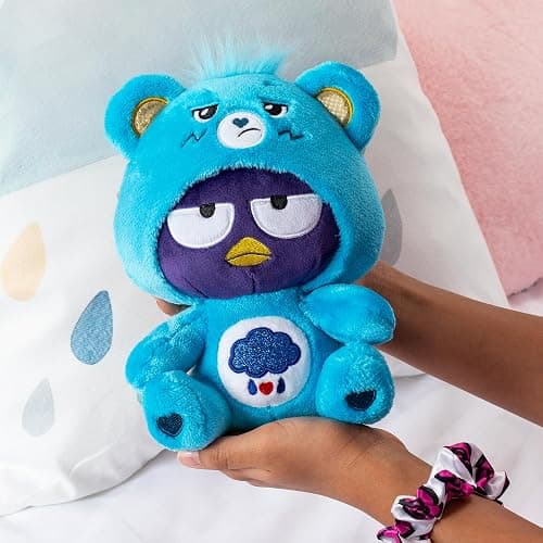 Care Bears - Badtz-Maru Dressed As Grumpy Bear 8" Fun-Size Plush, Blue - Soft, Huggable Bestie! – Good for Girls and Boys, Employees, Collectors, Ages 4+ thumbnail 2