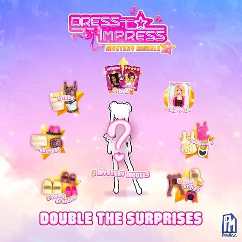 PhatMojo Dress to Impress - Mystery Model Minifigure 2-Pack (4" Tall, Series 1) [Includes DLC] thumbnail 4