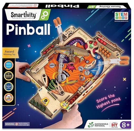 Smartivity DIY Pinball Machine for Kids 8-14 Years Old | Global Award Winning Arcade Game | Birthday for Smart Kids | STEM Toy for Boys & Girls I Fun Family Game - Image 1