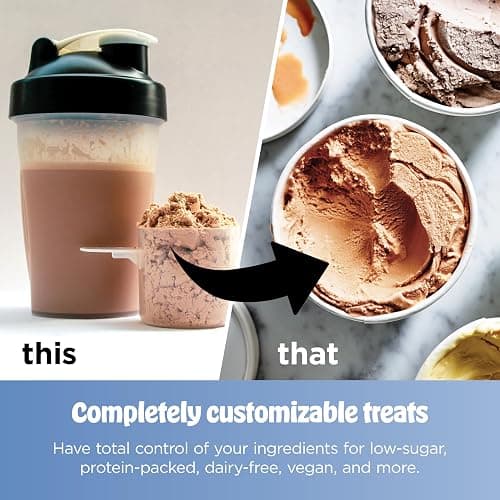 Ninja CREAMi | Ice Cream Maker Bundle | Includes (4)16 oz. Tubs for Gelato, Mix-ins, Milkshakes, Sorbet, Smoothie Bowls & More| 7 One-Touch Programs| Compact Size| Perfect for Kids | Silver thumbnail 9