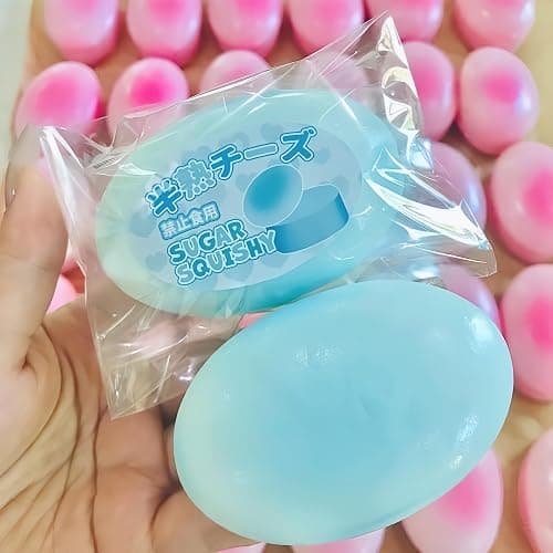 SUISUILE 4 Packs Sticky Bread Squishy Toys, Super Soft Slow Rising Squishy, Realistic Bread Shaped Slow Rebound Squeeze Toy, Kawaii Food Squishies Fidget Toys for Stress Relief (Style B) thumbnail 7