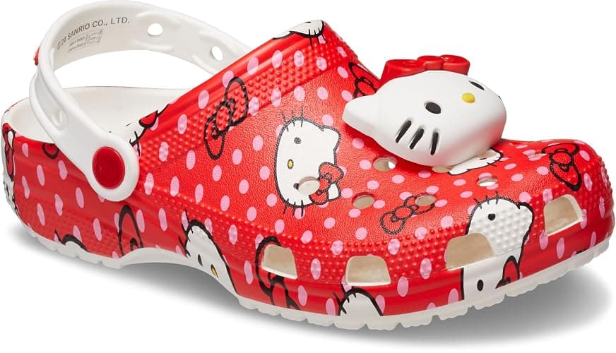 Crocs Unisex Adult Hello Kitty Classic Clogs thumbnail 6