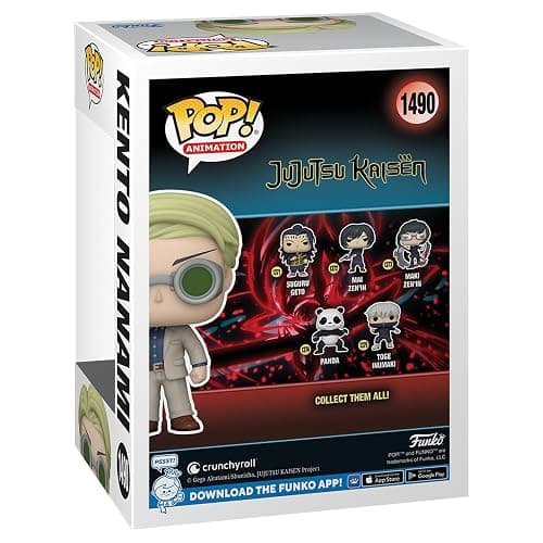 Funko Pop! Animation: Jujutsu Kaisen - Kento Nanami GITD Special Edition Multicolor Exclusive JJK #1490 thumbnail 4