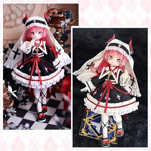 BJD Dolls BJD Blind Box 1/12 BJD Dolls 7" Ball Jointed Doll Dress Up Dolls Collectible Figures Gift for Party Birthday Ages 15 and Up PVC & ABS Costume Included, Vision Reconstruction thumbnail 8