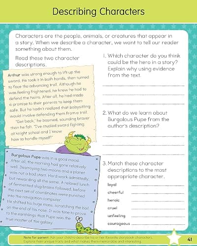The Summer Before Fifth Grade Workbook: Bridging 4th to 5th Grade with 75+ Activities Math, Reading Comprehension, Writing, Language Arts, Fractions, Geometry, and More! thumbnail 5