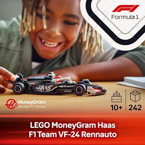 LEGO Speed Champions MoneyGram Haas F1 Team VF-24 Rennauto - Spielzeug mit Formel 1 Minifigur zum Sammeln - Modell und Geschenk für Jungen & Mädchen ab 10 Jahren und Erwachsene Motorsport Fans 77250 thumbnail 3