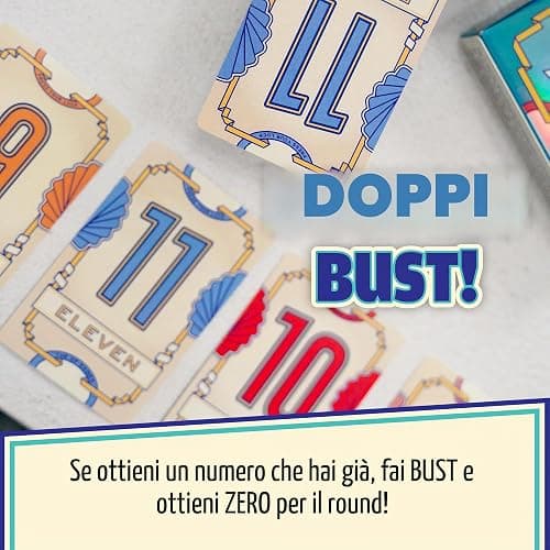 Flip 7™ Gioco di Carte | Gioco da Tavolo Compatto per Famiglie | Mix di Fortuna e Strategia | Rapido da Imparare | 94 Carte | Regole in Inglese thumbnail 6