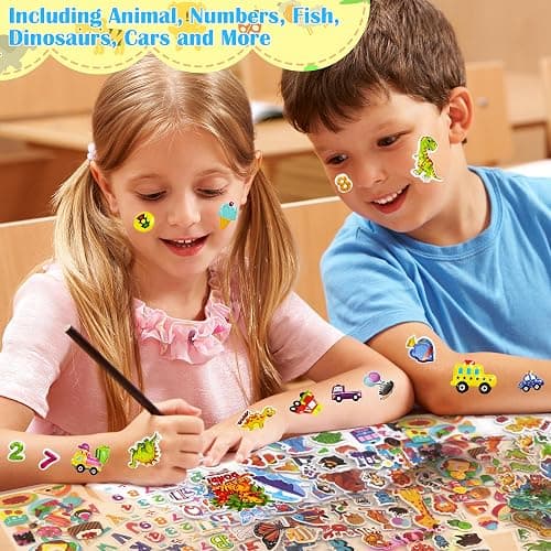 Stocking Stuffers for Kids - Puffy Stickers,3D Stickers for Kids Toddlers - 500+ Cute Stickers Pack,Christmas Crafts Games for Kids,2-4 Year Old Boy Girl Birthday Gift - Christmas Gifts for Grandkids thumbnail 5
