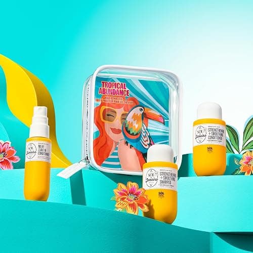 Sol de Janeiro Tropical Abundance Hair Repair Trio Travel Set | Jet Set | Sulfate Free Brazilian Joia Shampoo and Conditioner | Leave In Conditioner Spray | TSA Friendly | Amazon Exclusive thumbnail 5