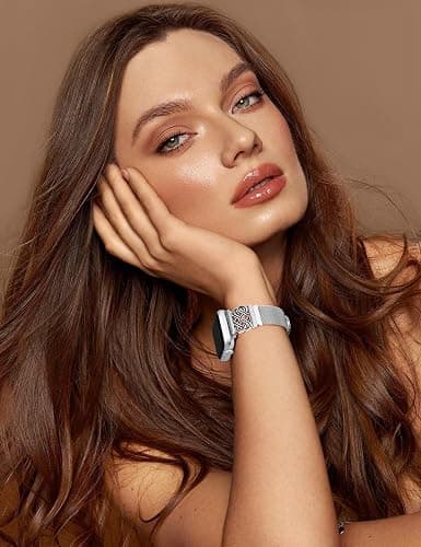 BEEXI Stainless Steel Magnetic Loop Compatible with Apple Watch Band 41/40/38/49/46/45/44/42mm Women Mesh Celtic Knot Dressy Strap for iWatch Series 11/10/9/8/7/6/5/4/3/2/1/Ultra(1/2/3)/SE(1/2/3) thumbnail 5