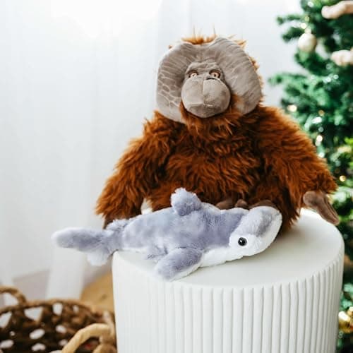 The Petting Zoo Hammerhead Shark Stuffed Animal Plushie, Gifts for Kids, Scoopz Animals, Shark Plush Toy, 10 inches thumbnail 2