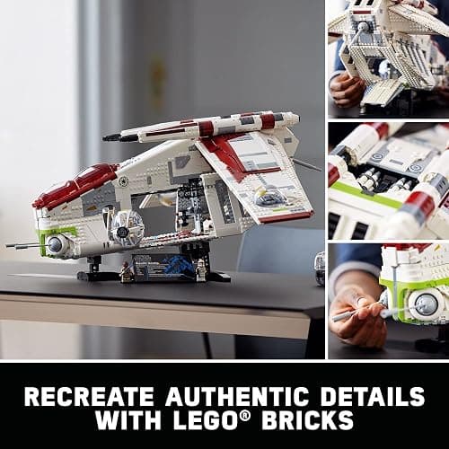 Lego Star Wars Republic Gunship 75309 UCS Display Model Kit for Adults to Build, Ultimate Collector Series, Office or Home Decor Gift Idea thumbnail 3